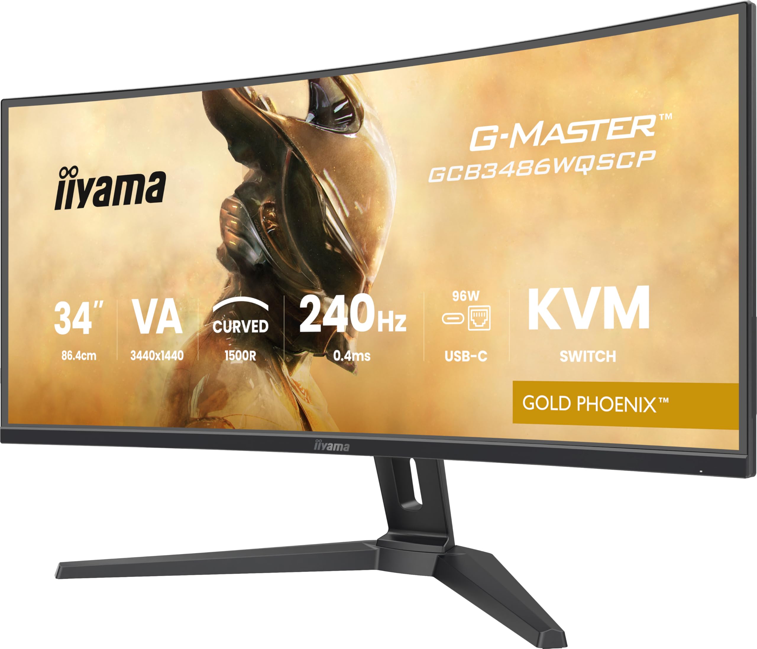 iiyama G-Master Gold Phoenix GCB3486WQSCP-B1 Curved UWQHD VA Gaming-Monitor 34 Zoll – Bild 8