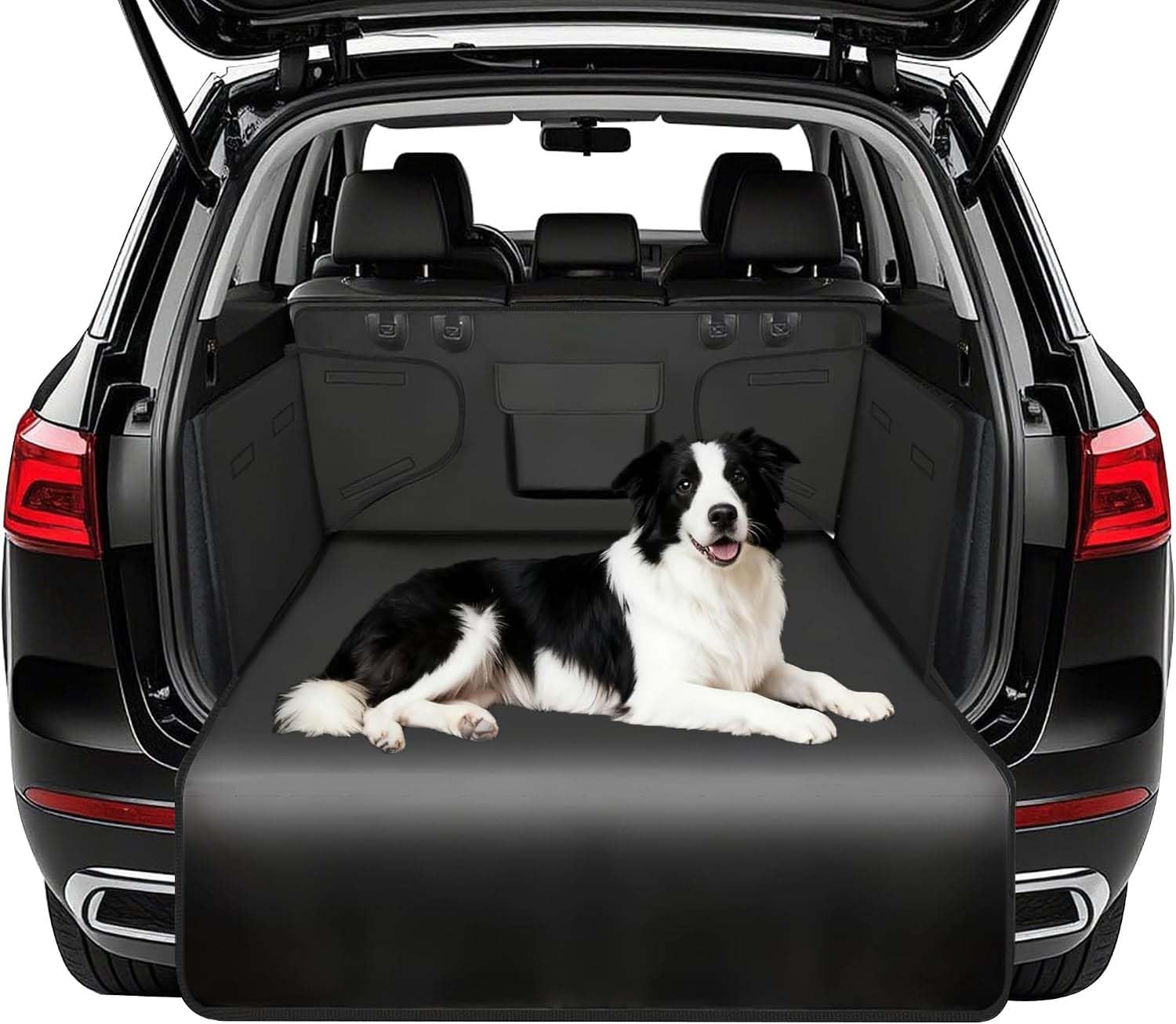 Kofferraumschutz Hund für BMW X7 G07 XM | Kofferraum Schutzmatte Hund mit Seitlichem Schutz, Wasserdicht Kratzfest Auto Kofferraum Schutzmatte, Leicht zu Reinigen