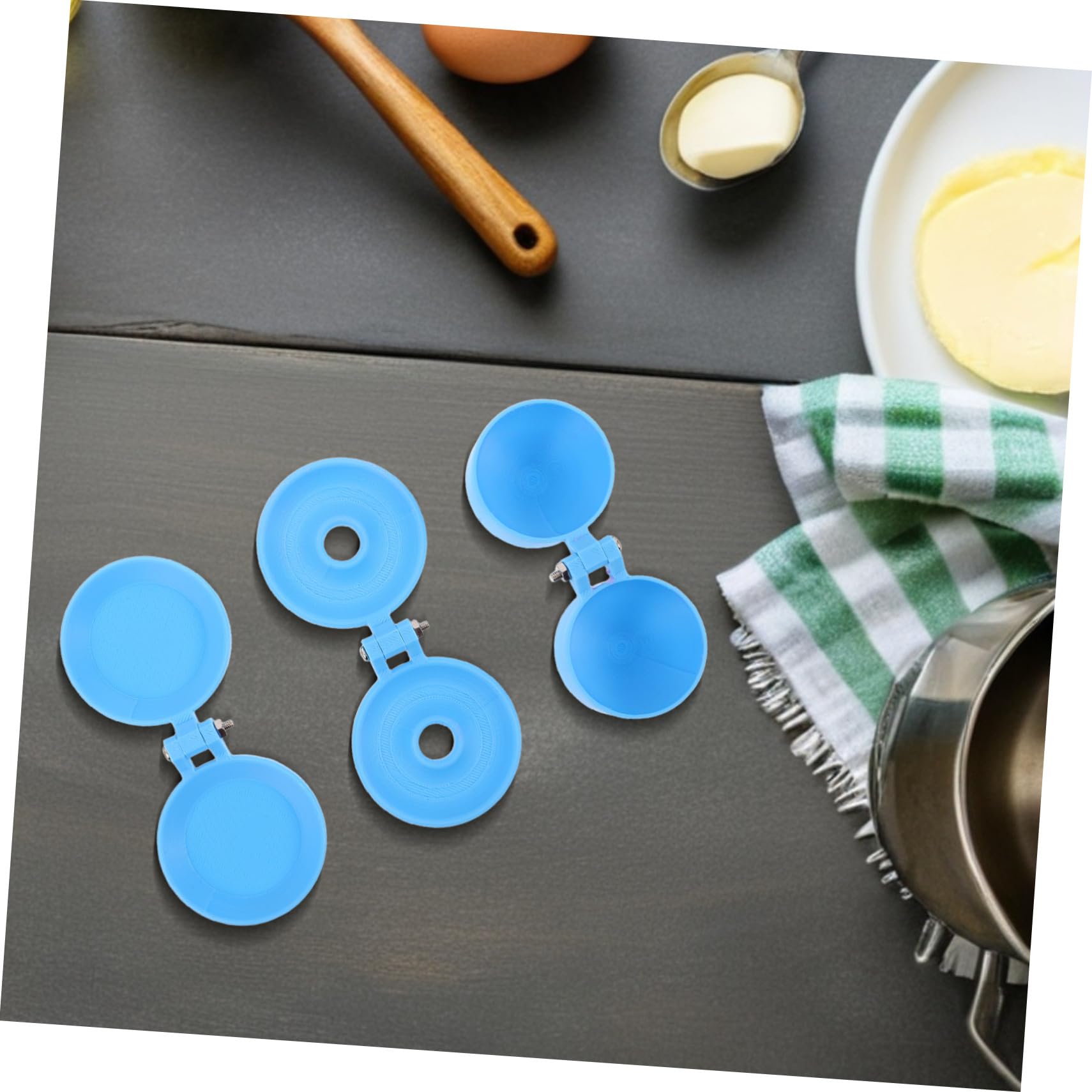 PRETYZOOM 15 Stck. Teiliges Donut-backform Kunststoff Antihaftbeschichtet Rund Vielseitig für Kuchen Kekse Desserts Wiederverwendbar Bpa-frei für Familienbäckerei und Kreative Backprojekte