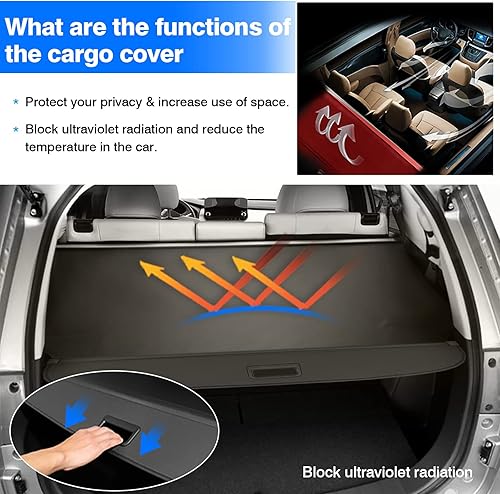 Miniatura 122 de Powerty Cubierta de carga para Lexus CT200h 2011-2017 Accesorios Cubierta de maletero retráctil Cubierta de blindaje de maletero Cubierta