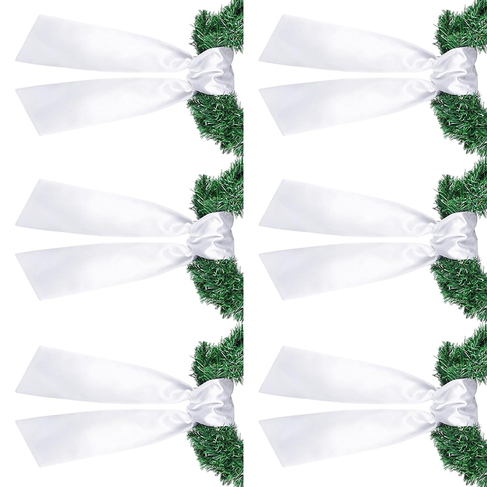 122cm Long Polyester Wreath Ribbon for Front Door Christmas Wedding Indoor Outdoor Decor Seasonal Hanging Wreath