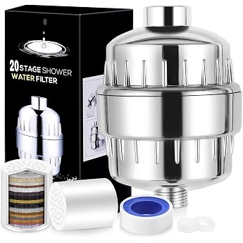 20 Stage Shower Filter Laicky Shower Head Filter Hard Water Filter