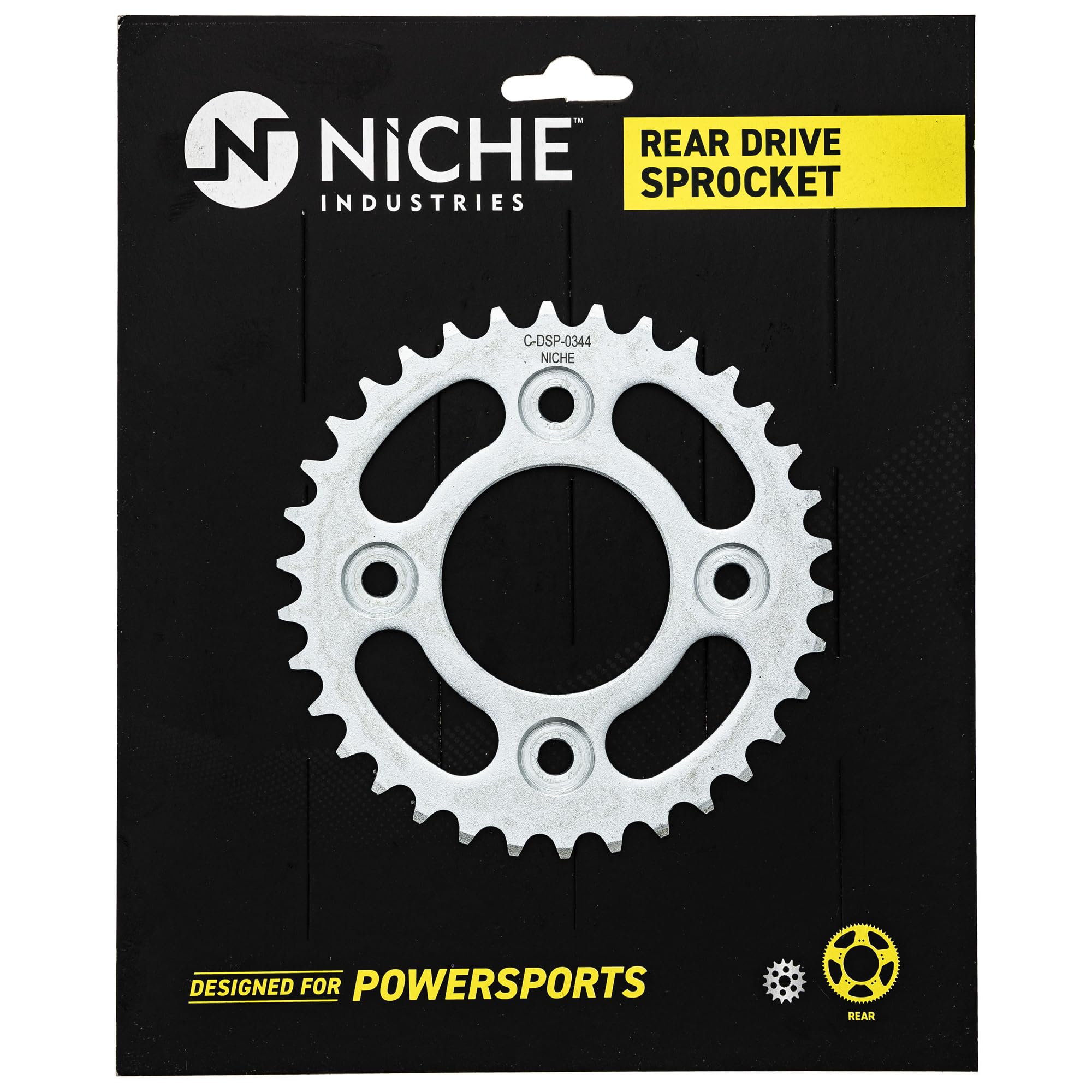 NICHE 420 Pitch Sprocket Kit - 15T Front 34T Rear For Honda Grom & Monkey 125