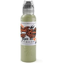 World Famous Green Tattoo Ink, Vegan and Professional Ink, Made in USA, Sour Swamp Green, 1 oz