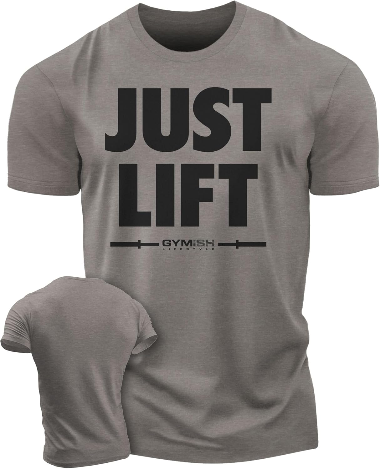 Just Lift Mens Bodybuilding T-Shirts Graphic Tees Short Sleeve Workout Shirt