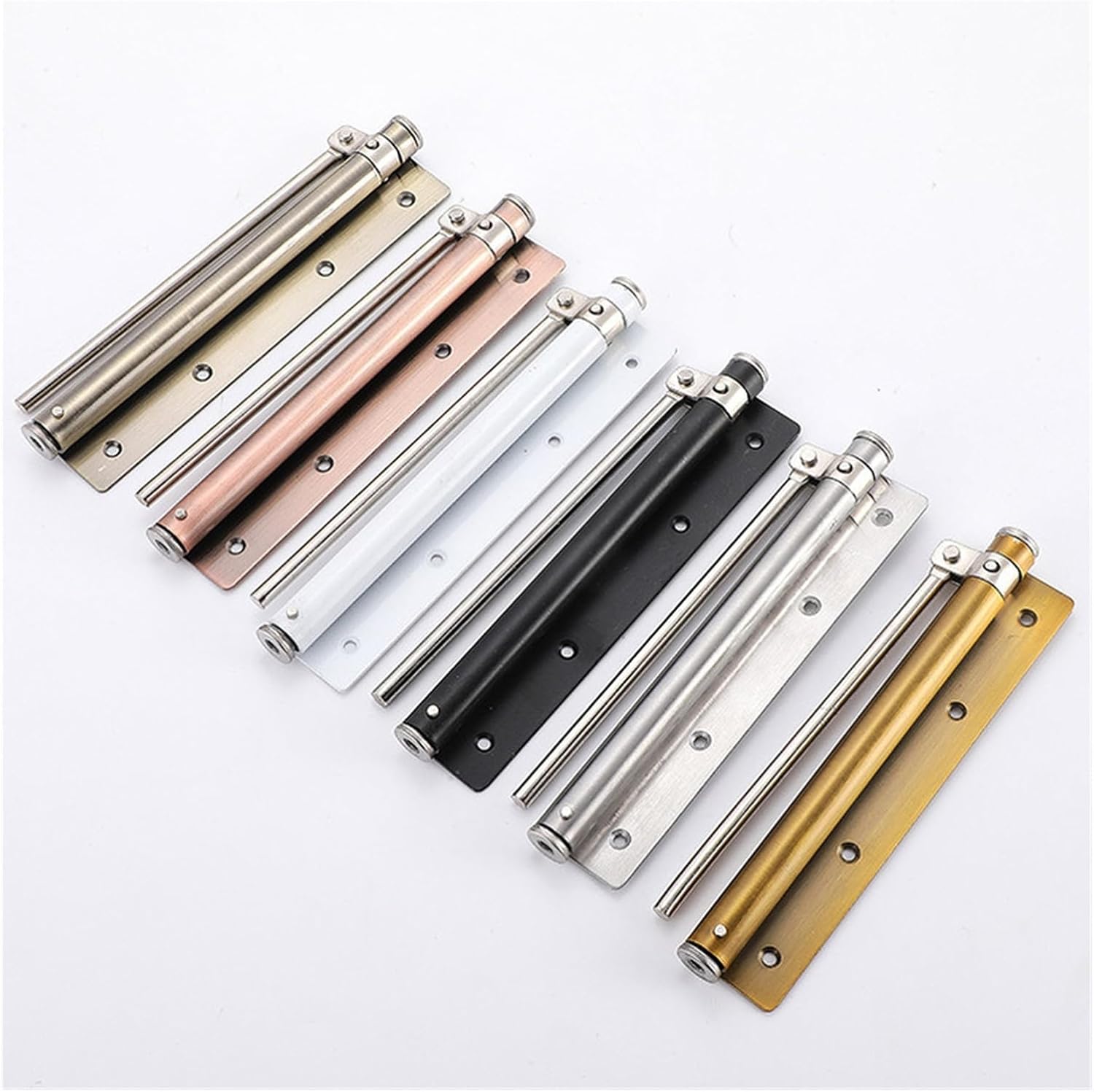 Electric Gate Operators Stainless Steel Door Closers Simple Household Door Closers with Adjustable Springs and Automatic Cushioning Light Door Closers for Private Houses, Business Communitie(2)