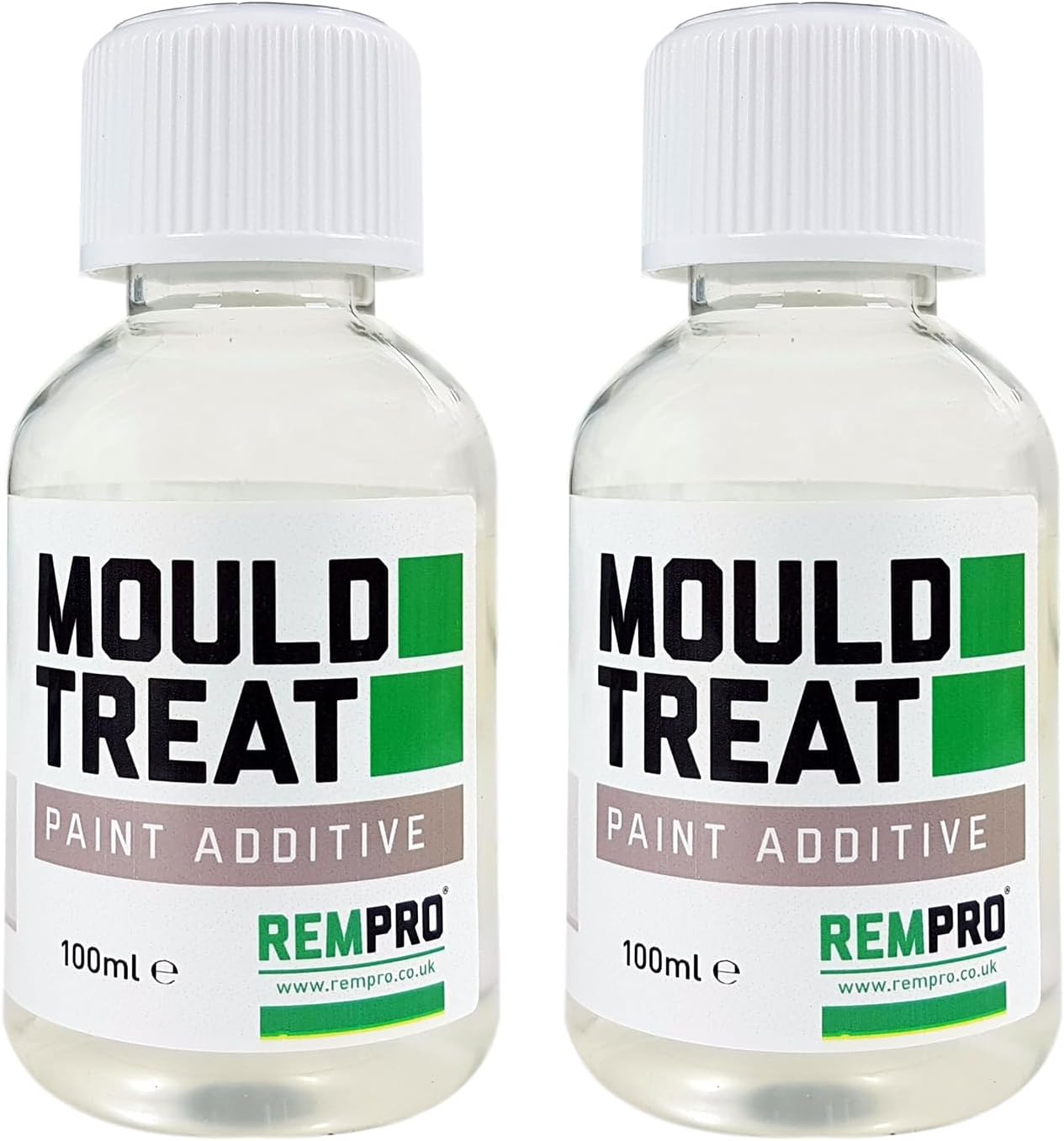 2 x 100ml Anti-Mould Paint Additive - Prevention & Control of Black Mould Caused by Condensation & Damp