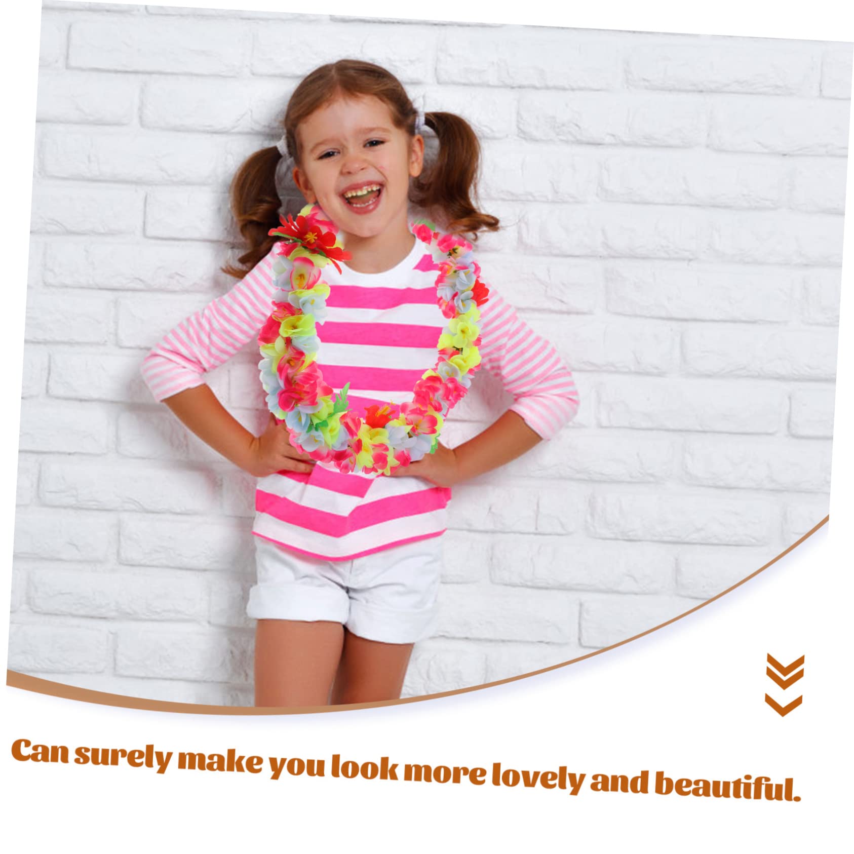 STOBOK 4stücke Hawaiianische Blumenkranz Dekoration Für Strandpartys Lifelike Luau Lei Für Sommerfeste Hochzeiten Und Foto-Requisiten Farben Perfekter Party-spaß