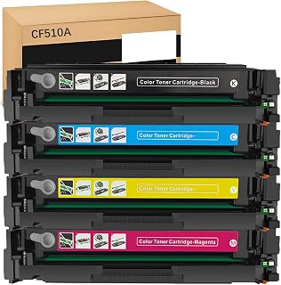 Cartucho De Toner Compatível 204a Cf510a Cf511a Cf512a Cf513a Para Impressoras Para Hp Laserjet Pro M154nw M154a M180nw M180n M181fw Toner 4 Pack(BCMY)