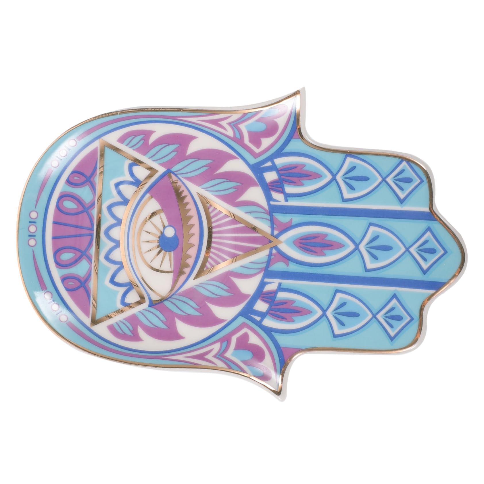 Alipis 3piezas Ceramic Tray Evil Eye Jewelry Display Plate Plato De Almacenamiento Para Joyas y Llaves Bandeja De Cerámica Para Anillos y Objetos