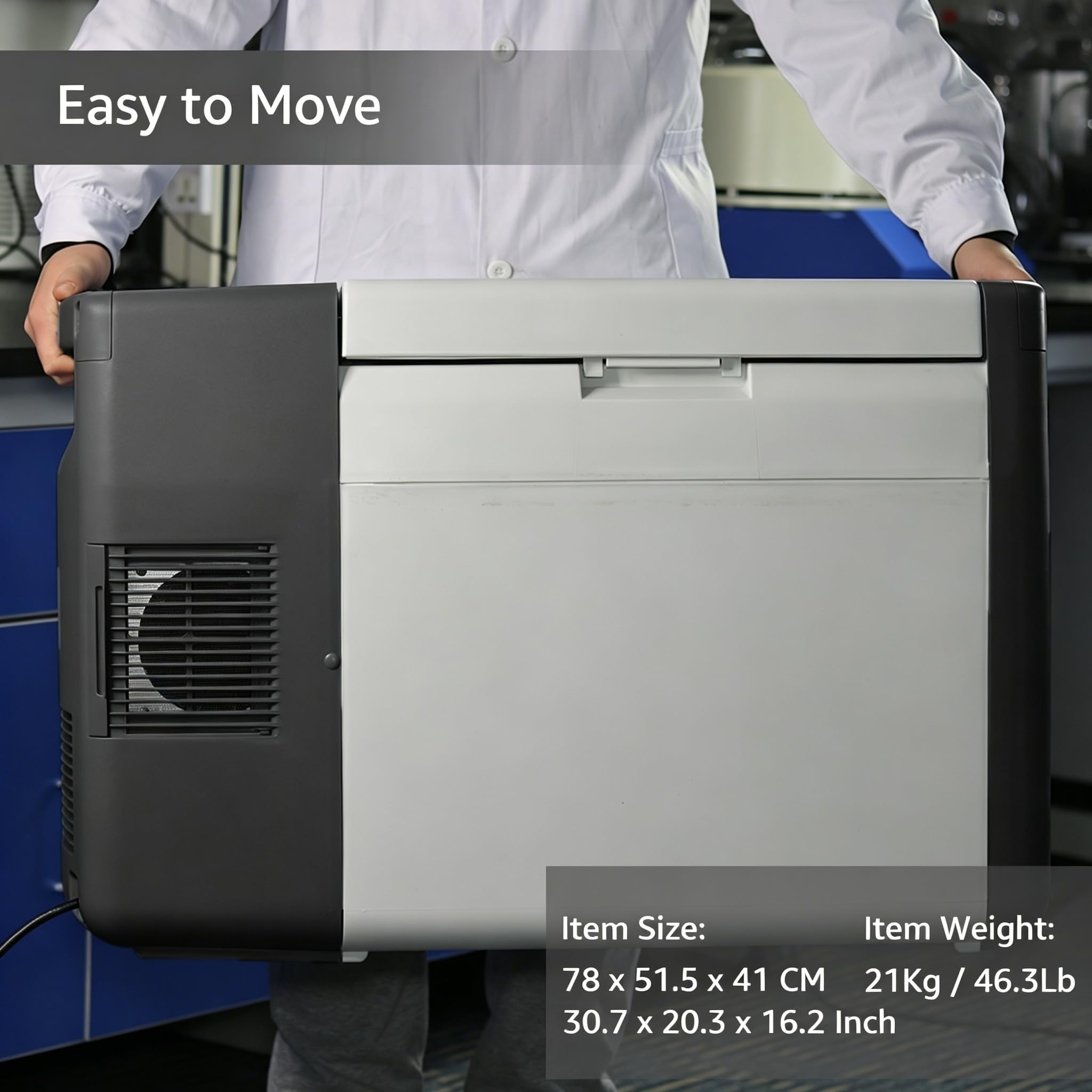 Bonxrdun Lab Freezer, Ultra Low-Temp Refrigerators, -40℉-122.8