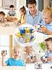 DealKits 3D Magic Cube Labyrinth Ball Complex Puzzle with Rolling Balls 3D Puzzle Cube Toy Interactive and Practical Brain Training Toy for Stress Relief (6.9 cm)