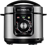 MONDIAL Panela de Pressão Elétrica, Pratic Cook 5L, 110V, Preto, 5L, 900W - PE-48-5L-I