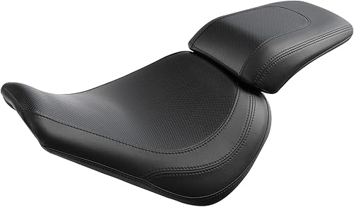 TCT-MOTORPARTS Asiento de pasajero de dos plazas para Harley Softail Fat Boy 2018-2025