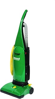 BISSELL BigGreen Commercial PowerForce BGU1451T Bagged Lightweight Upright Vacuum - 13" Path, 12 lbs, 30ft Cord