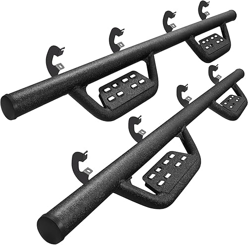 SMANOW Barras Nerf de escalones laterales compatibles con Chevy Silverado 2007-2018 y GMC Sierra 1500 2500HD 3500HD incluye 2019 1500 LD 2019