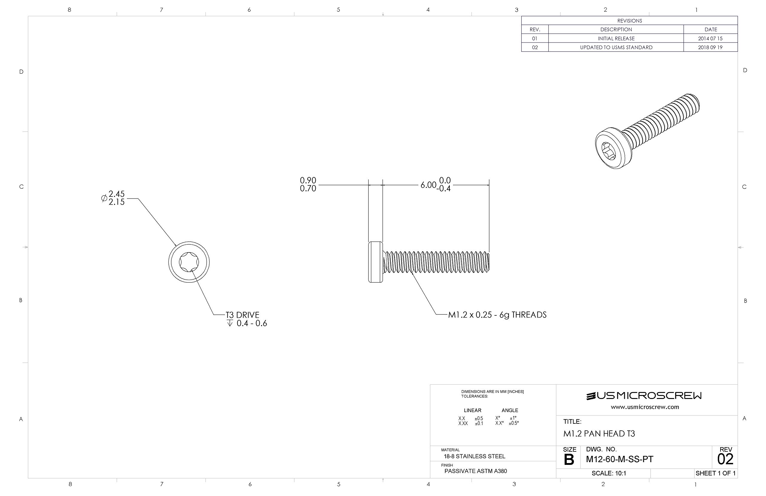 CAPiTA152＆ヘッドMサイズ Amazon.com: M1.2-0.25 X 6mm Machine Screw Stainless Steel Pan Head