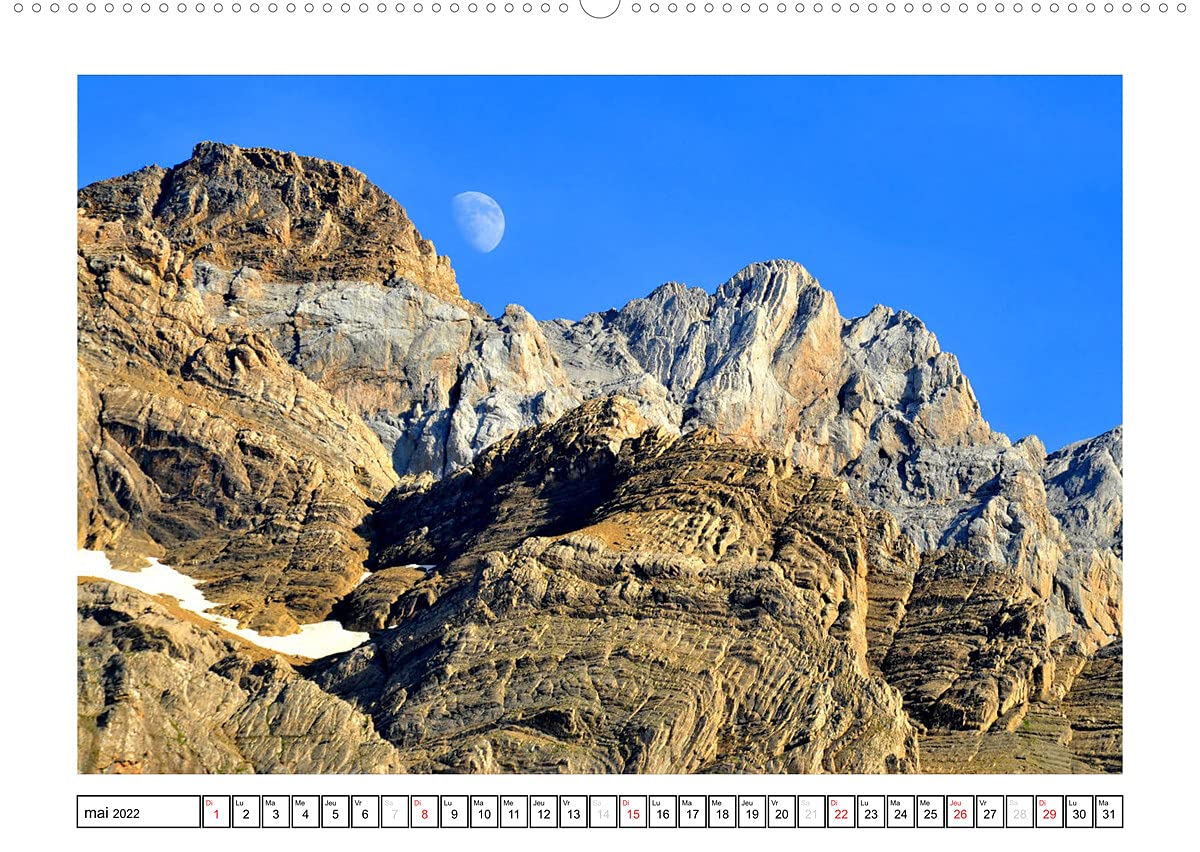 Pyrénéennes (Premium, hochwertiger DIN A2 Wandkalender 2022, Kunstdruck in Hochglanz): La chaîne des Pyrénées aux quatre saisons (Calendrier mensuel, 14 Pages )