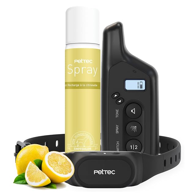 PetTec Remote Spray Trainer 4.0 + 1 citronella Spray