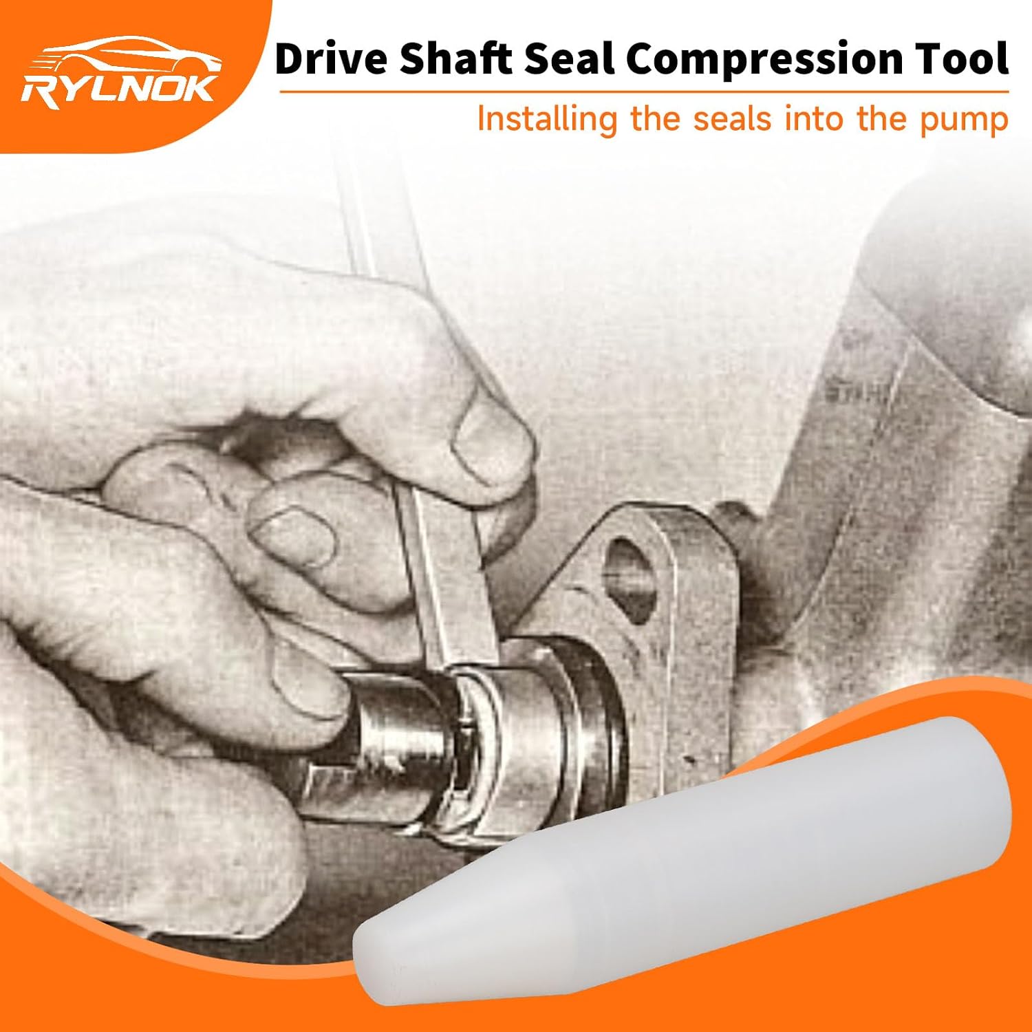 13371 Drive Shaft Umbrella Seal Installation Tool & Injection Pump Seal Tool Kit for Stanadyne Roosa Master Diesel Fuel Injection Pump #22727 10453