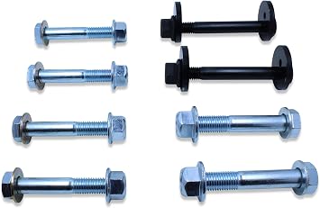 Spohn D94-99-CAM-980-981 Complete Front Control Arms Cam Bolts & Hardware Kit for 1994-1999 Dodge Ram 1500, 2500, 3500