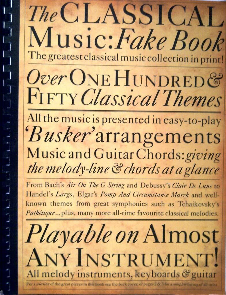 The Classical Music Fake Book