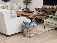 Vista 2 de KOUBOO Rattan Kobo Round Log & Storage Basket, Gray-Brown