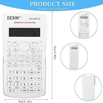 Valkyrie Dexin 240 Function Double Row Scientific Calculator White
