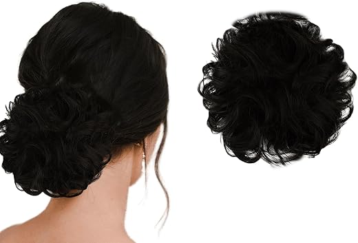TEMPERIA Hair Accessories For Women Stylish - Juda Hair Buns for Women - Messy Bun Hair Extension - Artificial Fake Hair D...
