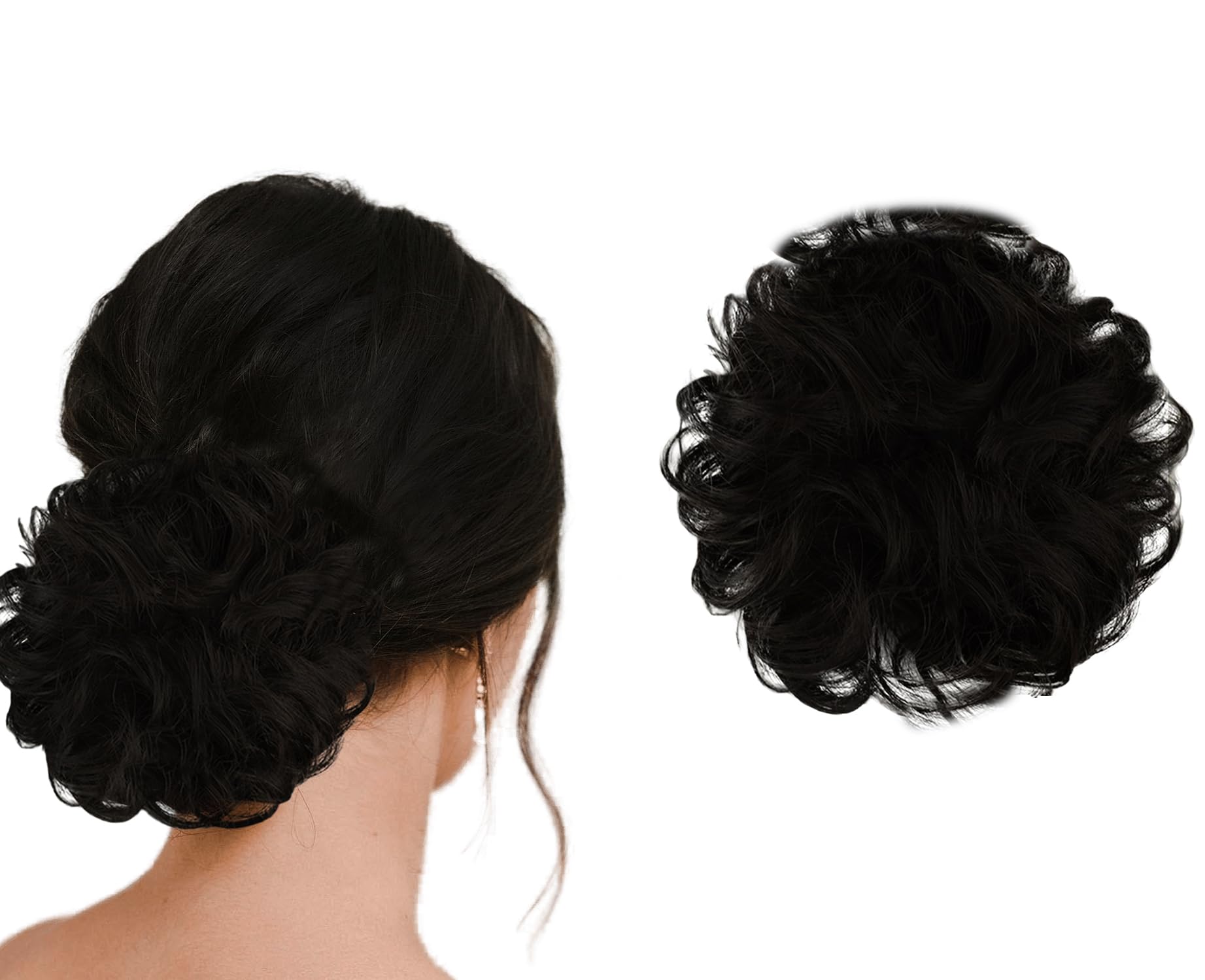 TEMPERIA Hair Accessories For Women Stylish - Juda Hair Buns for Women - Messy