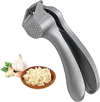 Vista 7 de Garlic Press, Garlic Mincer Easy-squeeze Ergonomic Handle, Rust Proof, No Need To Peel, Professional Ginger Press & Garlic Crusher with Handy