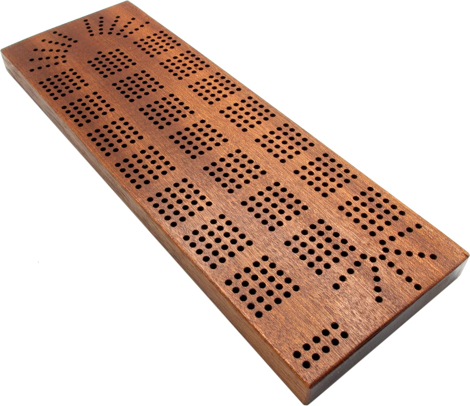 Brimtoy 5 track hardwood continuous cribbage board
