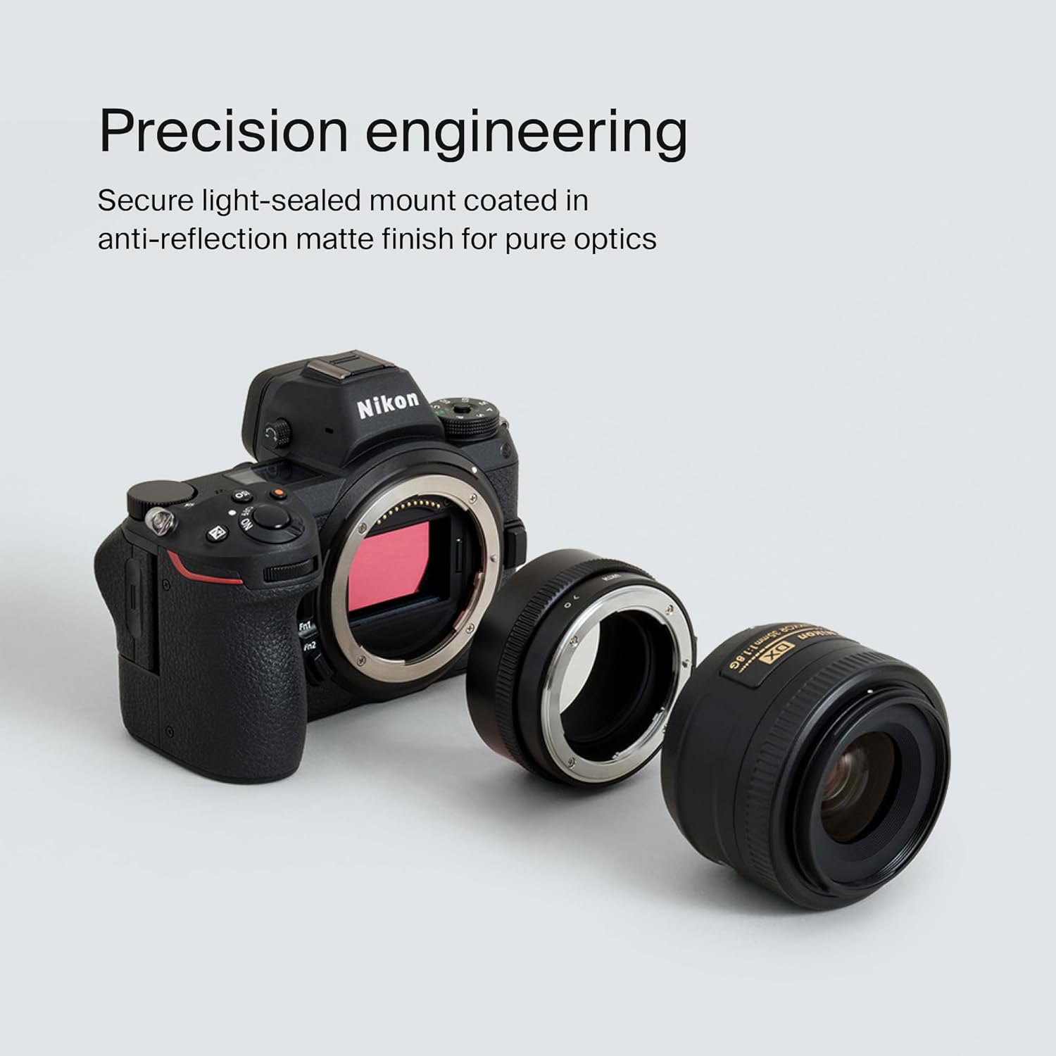Urth Lens Mount Adapter: Compatible with Nikon F (G-Type) Lens to Nikon Z Camera Body