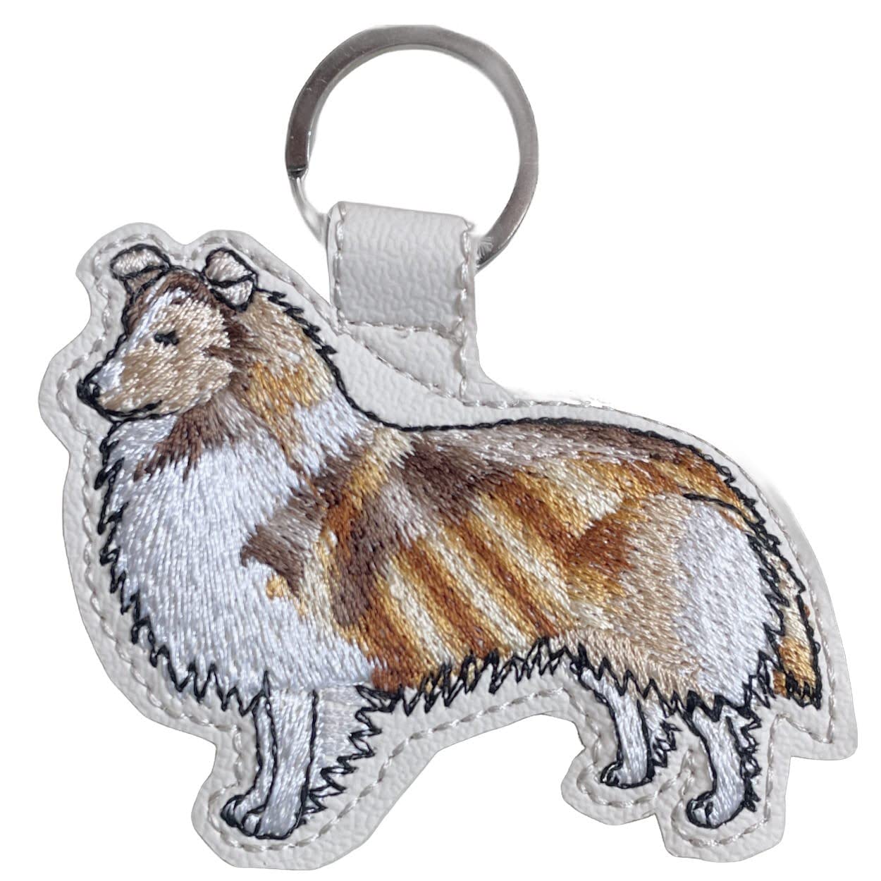 Syntryz Gold Brown Sheltie Key Chain Lite and Guyana Ubuy