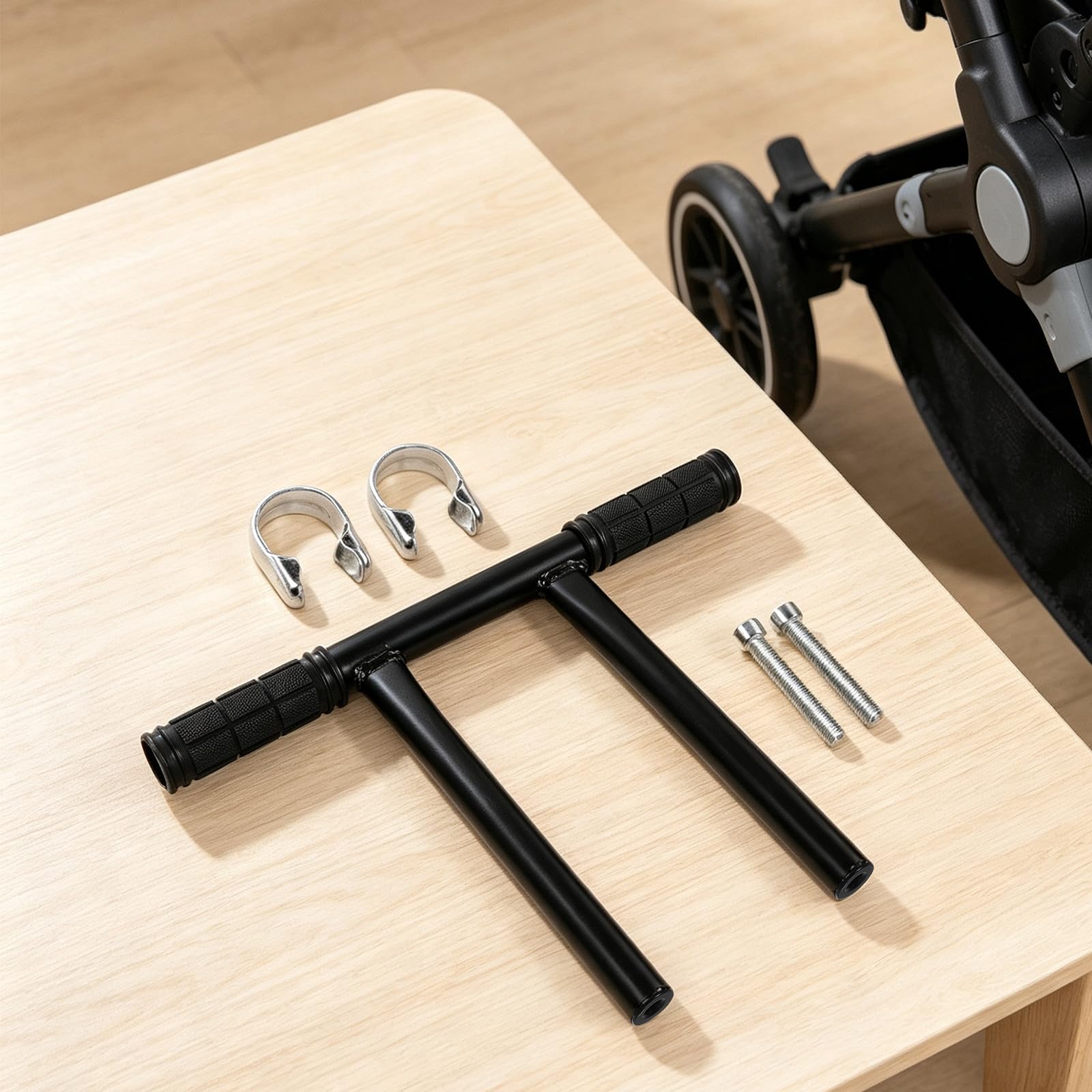 Toddmomy Prolunga per maniglione del passeggino: Prolunga universale per maniglione del passeggino - Bracciolo di per di spinta del per carrozzine e sedie a rotelle (28 mm)