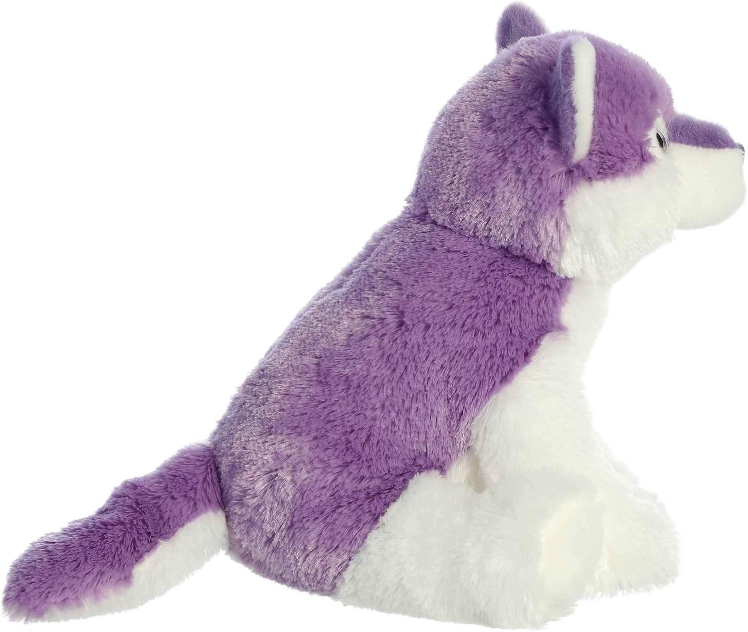Aurora® Huggable Destination Nation™ Wolf Stuffed Animal - Global Exploration - Learning Fun - Purple 12 Inches