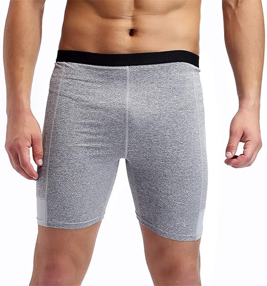 NBNBN Men's Compression Shorts Men's Fitness Running Training Pants