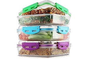 Kids 3 Pack Sandwich Containers for Kids