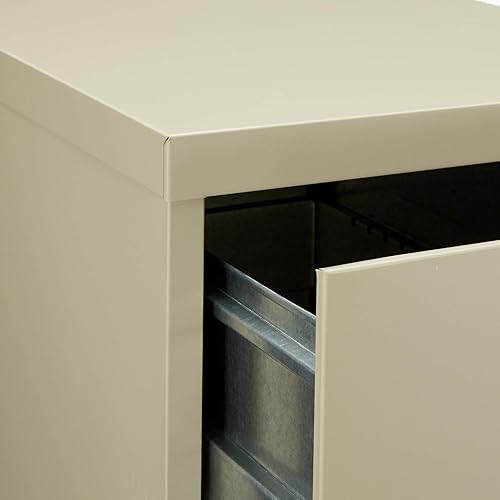 Miniatura 5 de Lorell - Archivo vertical con cerradura de 4 cajones, 15.0 x 26.8 x 52.0in, masilla