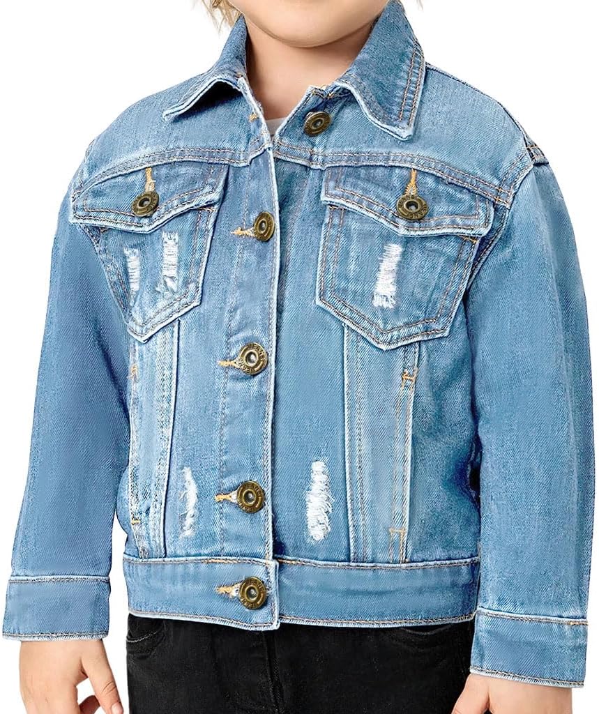 Basketball Themed Toddler Denim Jacket - Boys Items - Items for Basketball Lovers