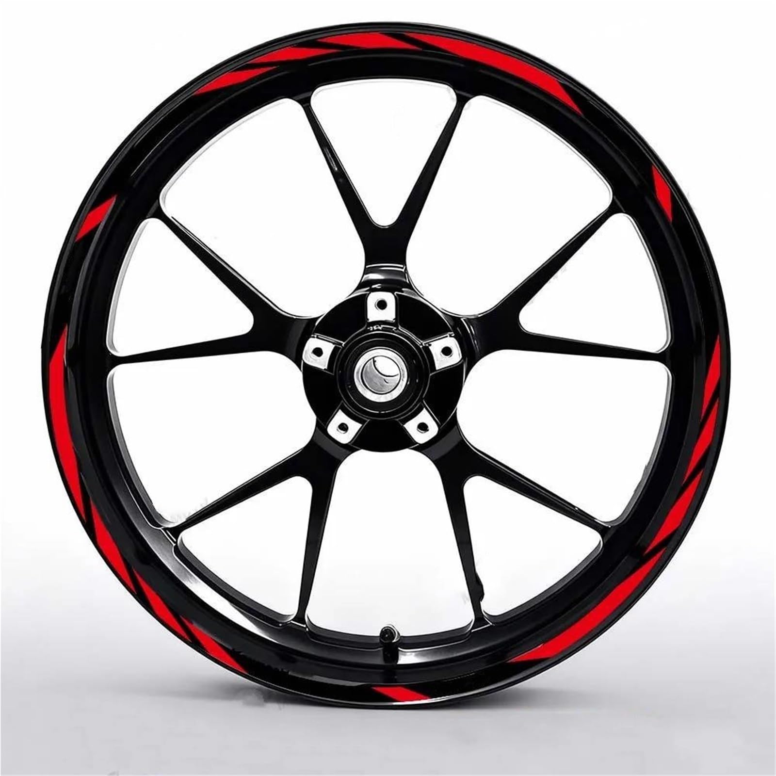 Motorcycle Wheel Sticker for Monster 696 821 937 for Diavel Multistrada 1260 1200 for Panigale V4 Motorcycle Reflective Wheel Sticker 17" Rim(17 inch B)