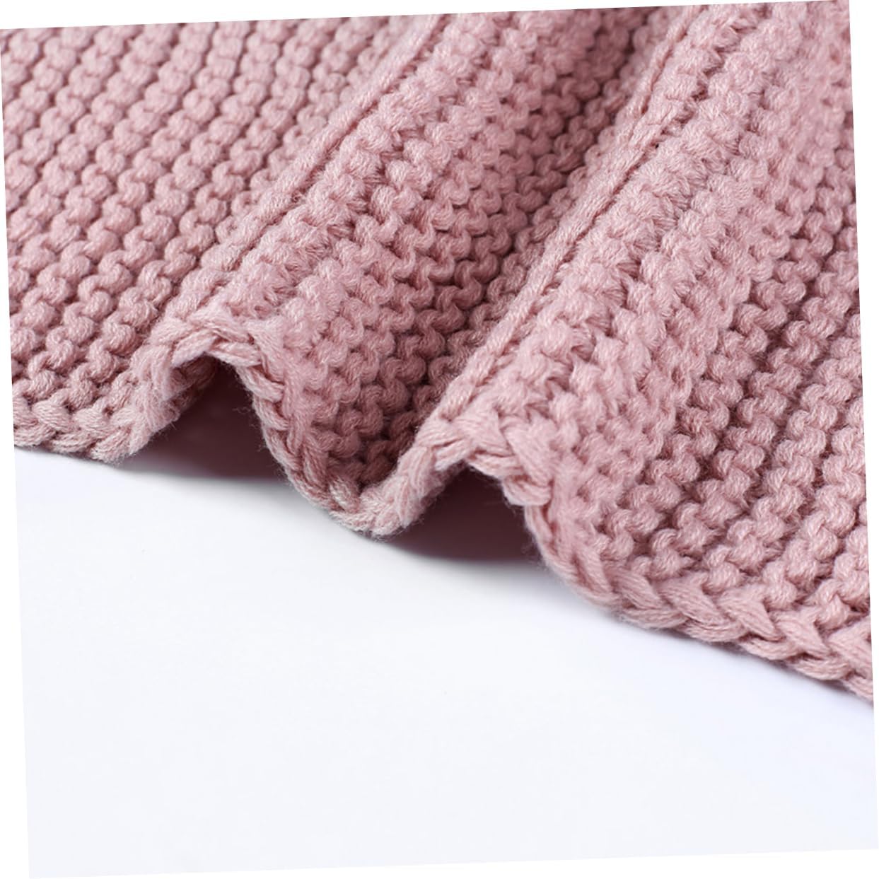 Holibanna Chunky Woolen Scarf for Kids Girls Fuzzy Ball Chenille Kids Winter Scarf