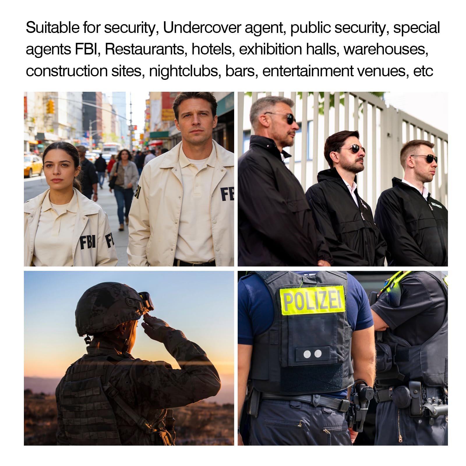 Auricolare nero per walkie talkie e microfono di sicurezza con doppio Ptt per Motorola Radio xts 2500 2500i 5000 5000r 2250 1500 3000 ht 1000