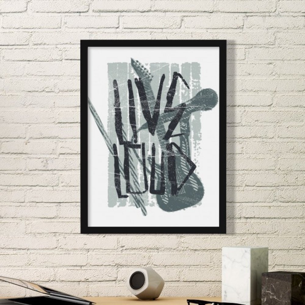 Cadre photo peinture jazz en bois noir une idée cadeau idéale pour passionnés de musique