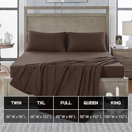 Miniatura 5 de FreshCulture Sábana encimera individual XL  Sábana encimera individual XL de calidad de hotel  Sábana superior de microfibra cepillada  Ultra suave