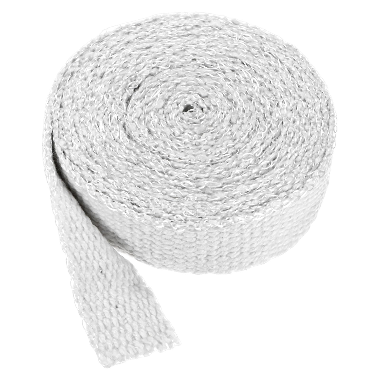 M METERXITY Guarnizione per stufa a legna, 5,1 x 720,1 cm di larghezza, in fibra di vetro, guarnizione di ricambio per porta del camino/stufe a legna, resistenza al calore da 650 a 850 °C, colore