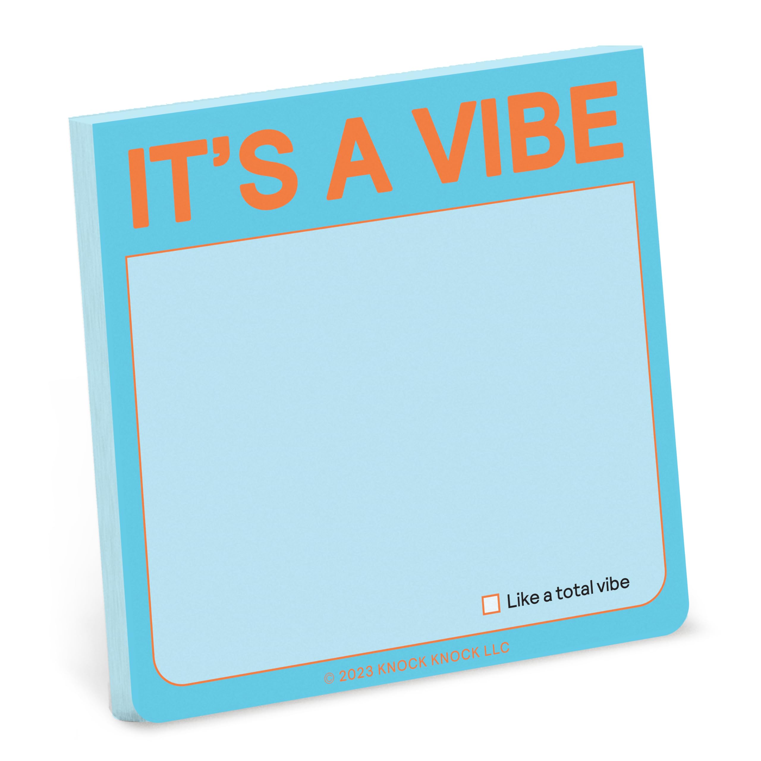 Knock Knock It's a Vibe Sticky Note (Knock Knock Sticky Notes)