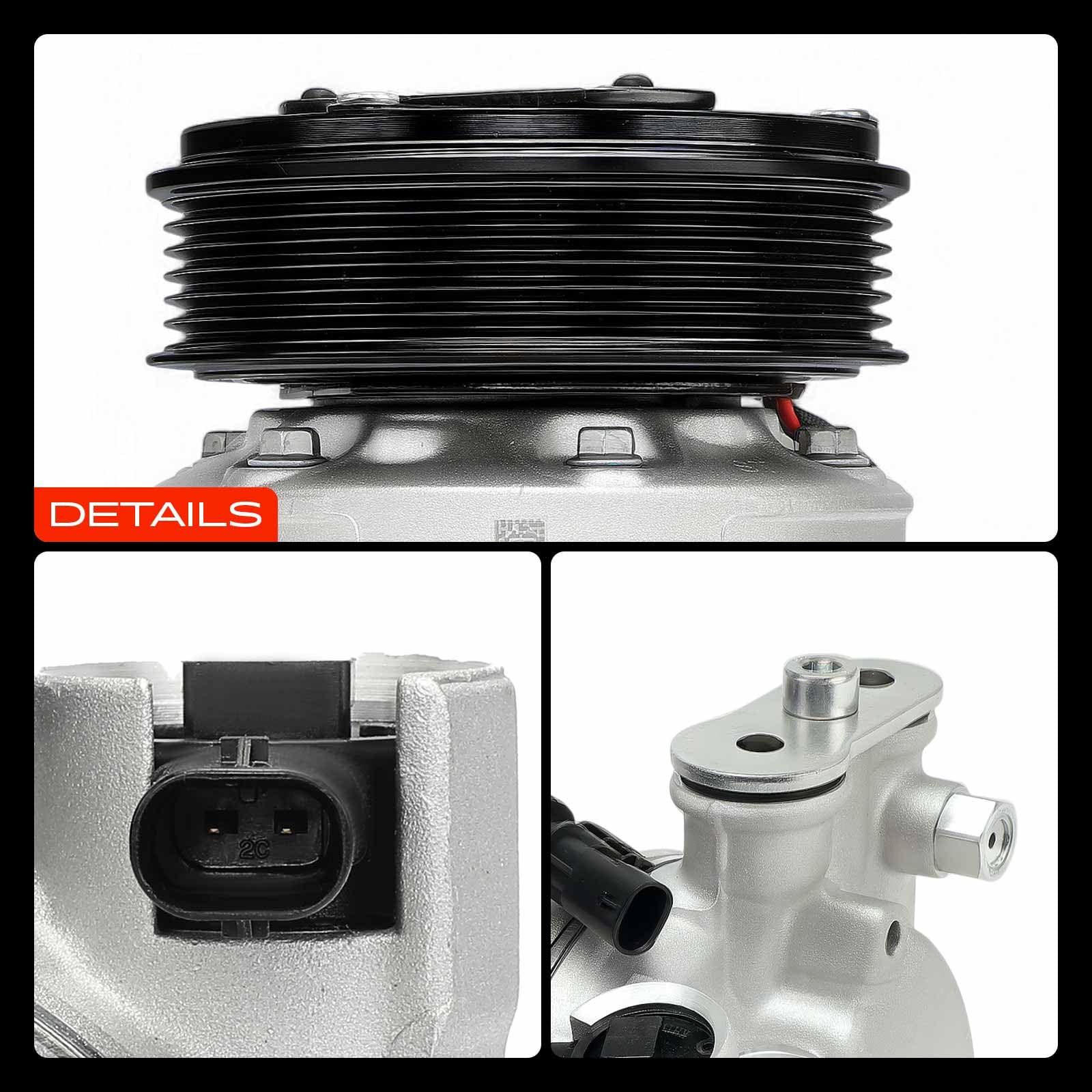 Frankberg Sistemas de aire acondicionado Compresor de aire acondicionado con embrague Diesel Compatible con Astra K B16 Insignia A G09 Antara L07 Replace# ACP612000Sincl. aceite premezclado