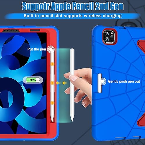 Miniatura 4 de Funda para iPad Air de 54 generación de 10.9 pulgadas (20222020), iPad Pro de 11 pulgadas, resistente a prueba de golpes para niños, iPad Air 45,