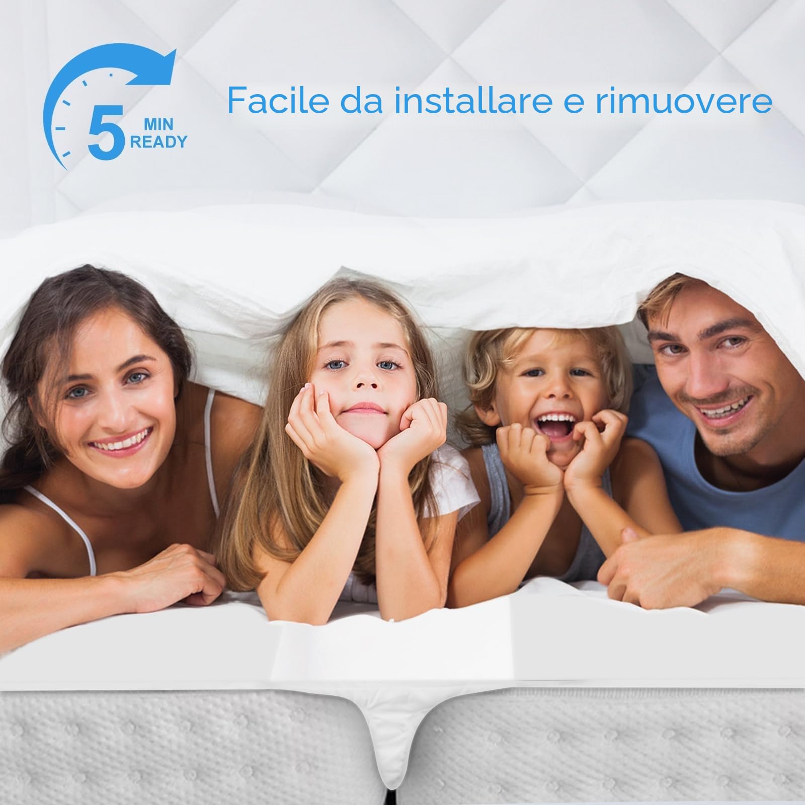 HOMCA Ponte per Letto Materassi - 200x190cm Unisci Materassi Singoli In Matrimoniale, Kit Ponte Letto Extra Largo Lenzuola Aggiuntive, 3 Cinghia per Materasso Regolabile, Cuneo per Materassi